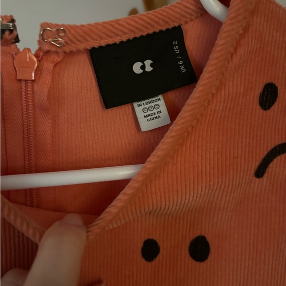 Lazy Oaf Corduroy Happy Sad Dress (UK 6/US 2)- no longer made - Picture 4 of 6